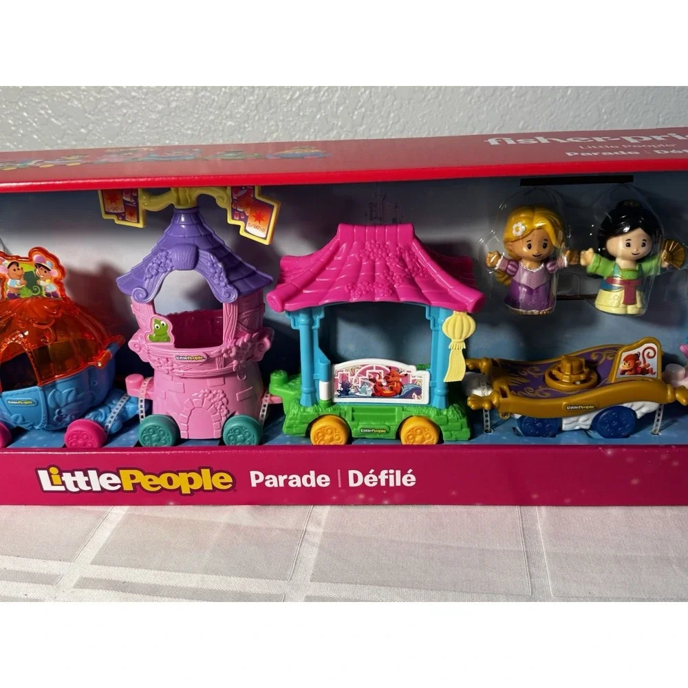*NEW* Fisher Price Little People Disney Princess Parade Float 16 Pieces